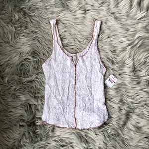 Free People - Lace Tank Top